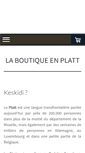 Mobile Screenshot of boutiqueenplatt.com